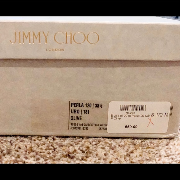Jimmy Choo Olive Wedges - Picture 4 of 4